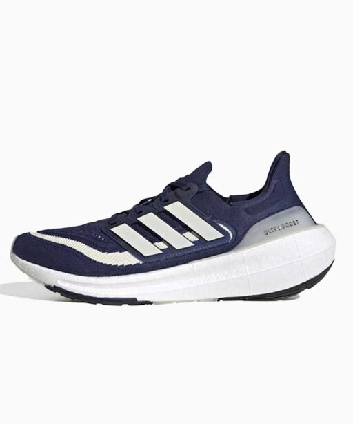 ADIDAS ULTRABOOST LIGHT - Navy blue/white