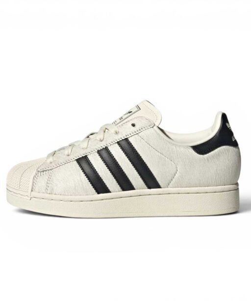 Adidas super star - offwhite / black