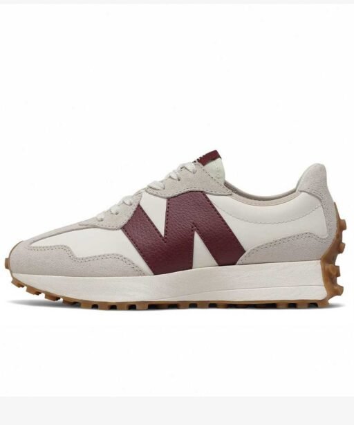 New Balance 327 – Moonbeam/Classic Burgundy sneakers at EG KICKS Egypt