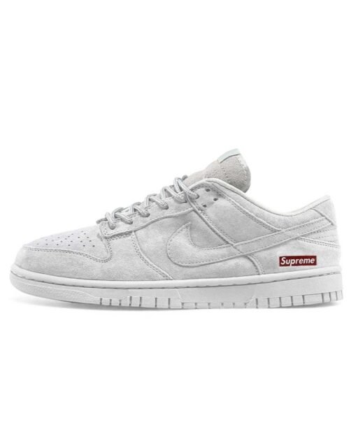 Nike SB Dunk Low Supreme Light Grey sneakers at EG KICKS Egypt