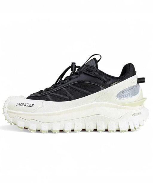 Moncler Trailgrip GTX Low Top White Black sneakers at EG KICKS Egypt
