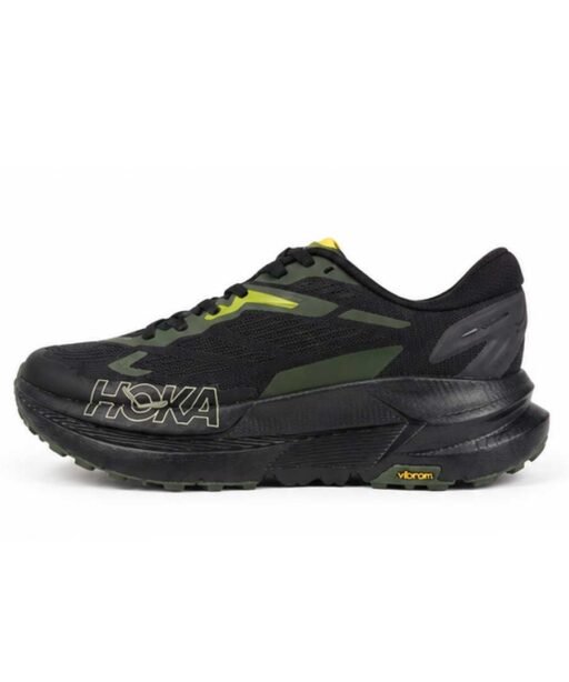 HOKA Mafate X Black Green sneakers at EG KICKS Egypt