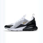 Nike Air Max 270 – White/Gold/Black sneakers at EG KICKS Egypt
