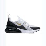 Nike Air Max 270 – White/Gold/Black sneakers at EG KICKS Egypt