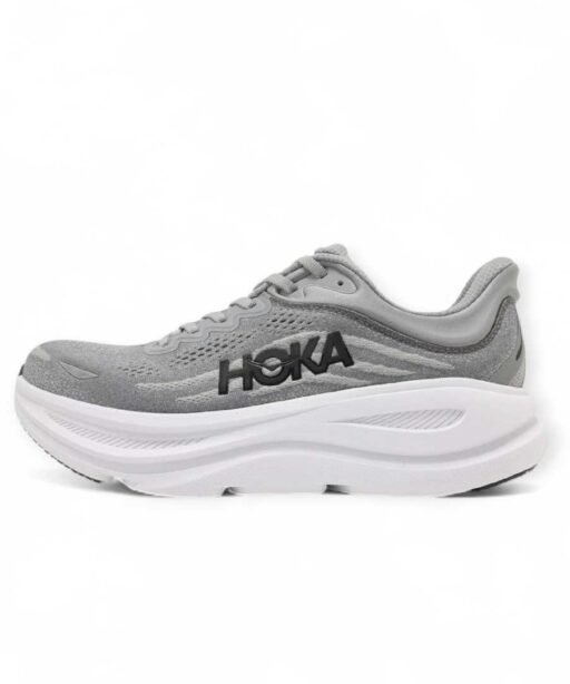 HOKA Bondi 9 Grey sneakers at EG KICKS Egypt